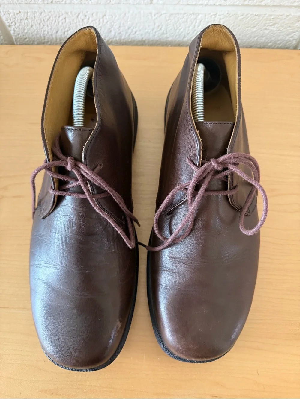 Polo Ralph Lauren Brown Leather Chukka Boots 10D